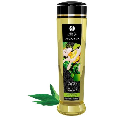 Massage Öl Erotik Organica Green Tea Grüner Tee 240ml