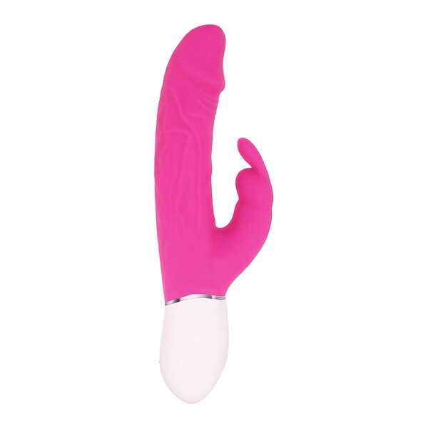 Penis-Vibrator Klitorisreizer Pink Eves Realistic Rabbit