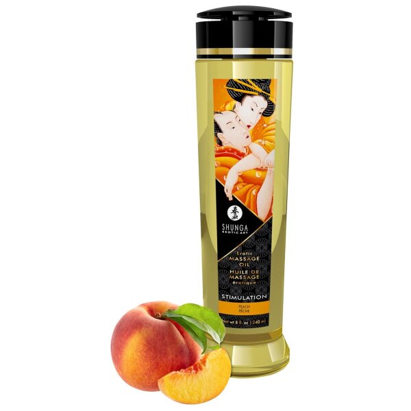 Massage Öl Erotik Stimulation Peach 240ml Pfirsich-Duft
