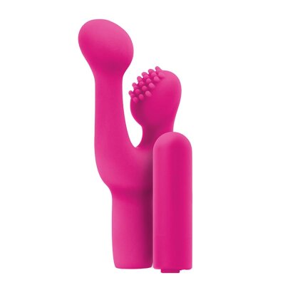 Vibrator mit Klitorisstimulator Pink Inya Finger Fun