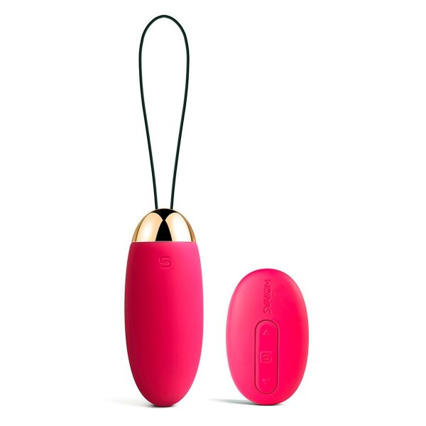 Vibrationsei mit Fernbedienung Vibro-Ei Svakom Elva Pink USB Vibration Silikon