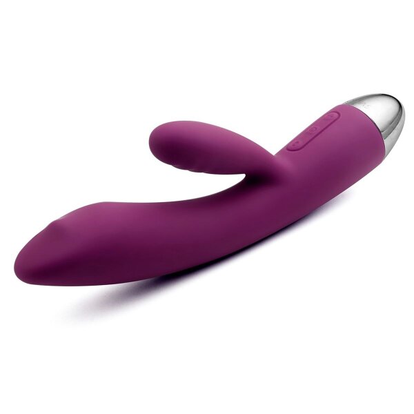 Vibrator G-Punkt Klitoris Stimulation Vibration Svakom Trysta Lila USB Silikon