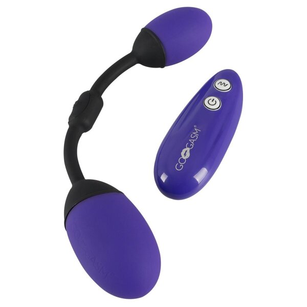 Doppel Vibrator Sex Vibro-Ei GoGasm Pussy & Ass Balls Vibration Anal Vaginal USB