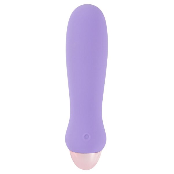 Vibrator Mini Klitoris Stimulator Vibration Cuties Mini Vibe Lila Silikon USB