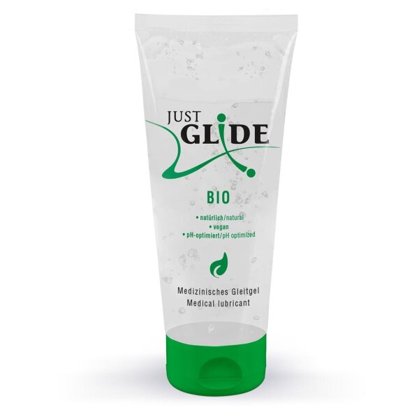Gleitgel Just Glide Bio 200ml Medizinisches Gleitmittel Wasser Basis Vegan