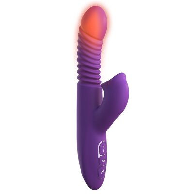 Vibrator mit Stoßfunktion Silikon Klitoris Stimulation