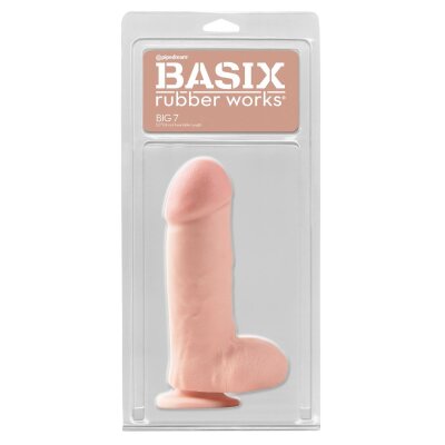 Basix Big Dong Dildo Saugfuß XXL Anal Vaginal 20 cm