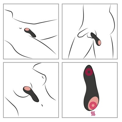 Auflege Vibrator Klitoris Warming Touch