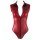 Bordeaux roter Body Zip XL mit Reißverschluss