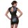 Kurzes Kleid XL Mattlook mit Powernet Einsätzen Minikleid