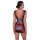 Kurzes Kleid rot/schwarz Streifen M Mattlook Minikleid