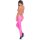 Damen Overall L Neon Pink mit extra tiefem Ausschnitt