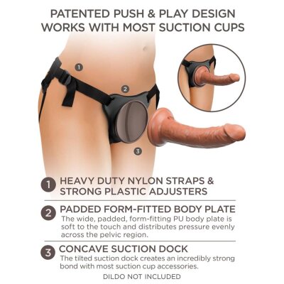 King Cock Comfy Body Dock Strap-on Harness