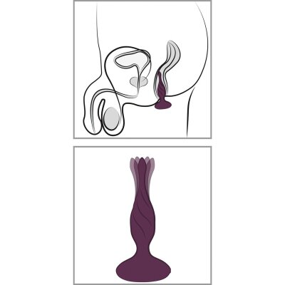Anal Vibrator Analplug Vibration Discover Purple