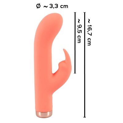 Mini Vibrator G Punkt Klitoris Peachy Mini Rabbit Vibrator