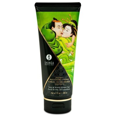 Shunga - Kissable Massage Cream Pear & Exotic Green...