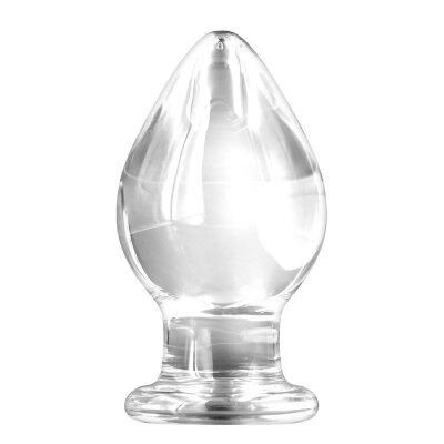 Transparenter Buttplug Analplug Renegade Glass Knight