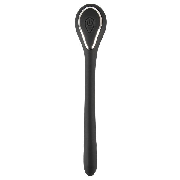 Vibrating Bendable Dilator   Penisplug schwarz