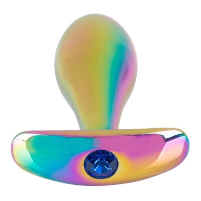 Metal Butt Plug 2er Set in Rainbow Colours   Analplug-Set