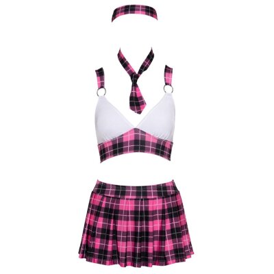 Schuluniform-Kostüm  XL Kostüm pink