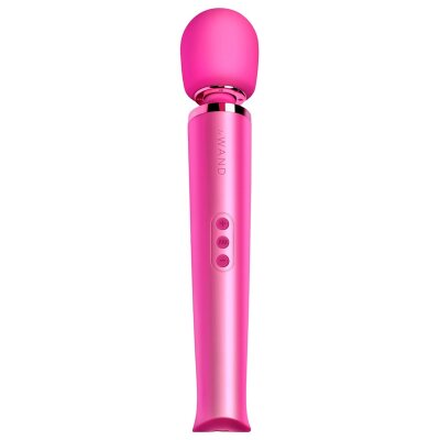 Le Wand Massager Vibrator Stab Pearl USB Aufladbar pink