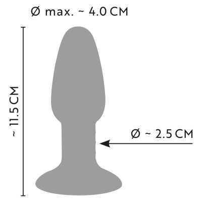 Analplug Triple Colour Butt Plug
