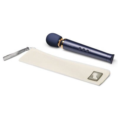 Le Wand Massager Vibrator Stab Petite USB Aufladbar Navy