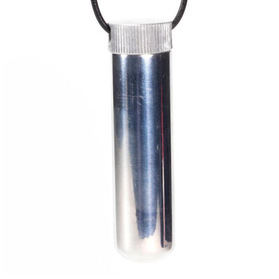 bellavib ® Alu Inhalator to Go für ätherische Duft & Aroma Öle inkl. Halsband